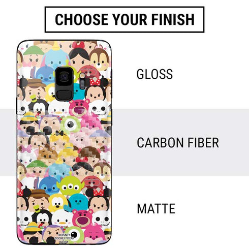 Disney Tsum Tsum Close up Characters Galaxy S9 Skin
